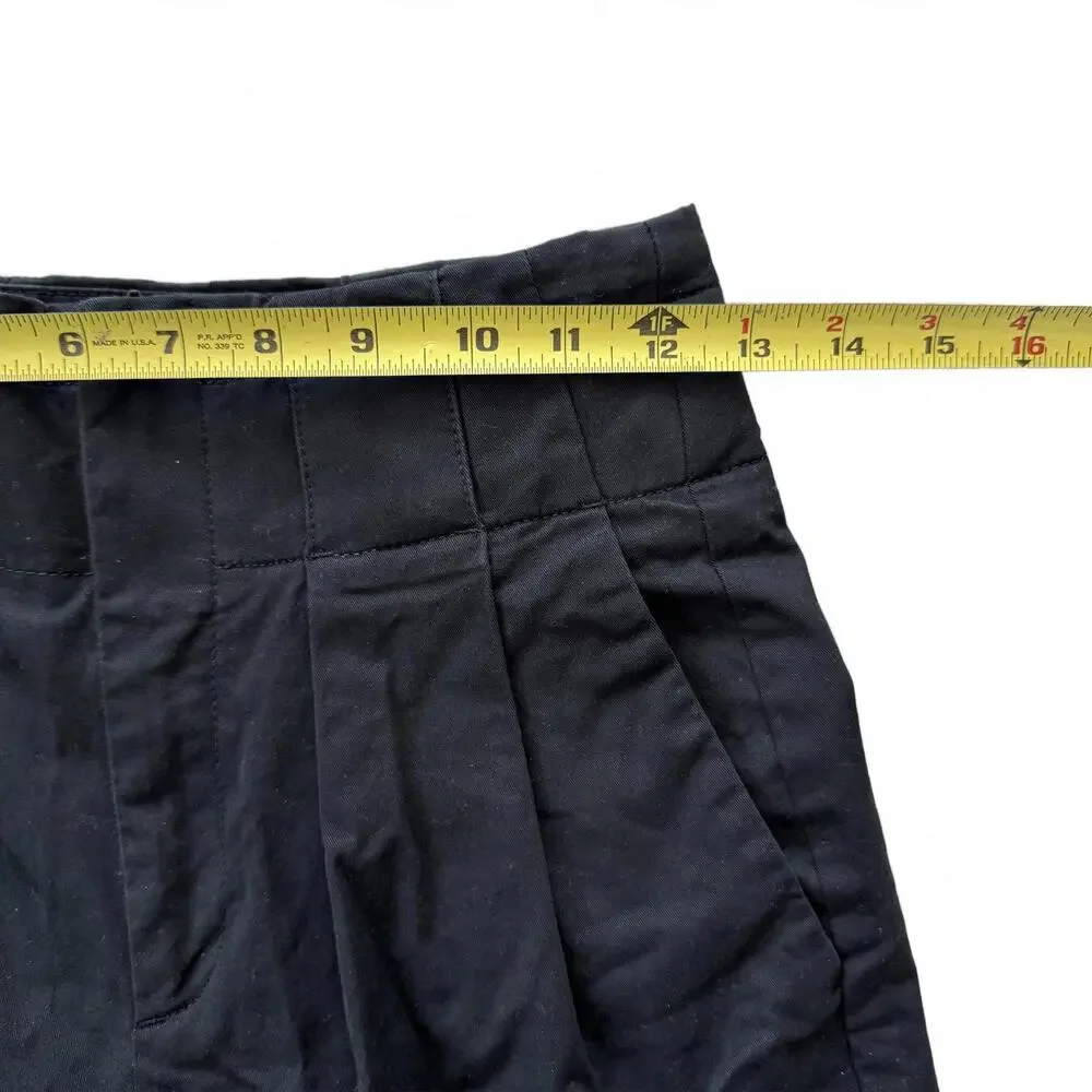 Banana Republic Women's Black Petite High‎ Rise Tapered Crop Pants Size 0P - Picture 5 of 9